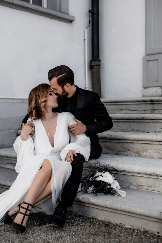 Swiss Modern Minimalistic Wedding Inspiration – Two Souls – Claudia Fellino – Murashka Bridal – Bridal Musings 23