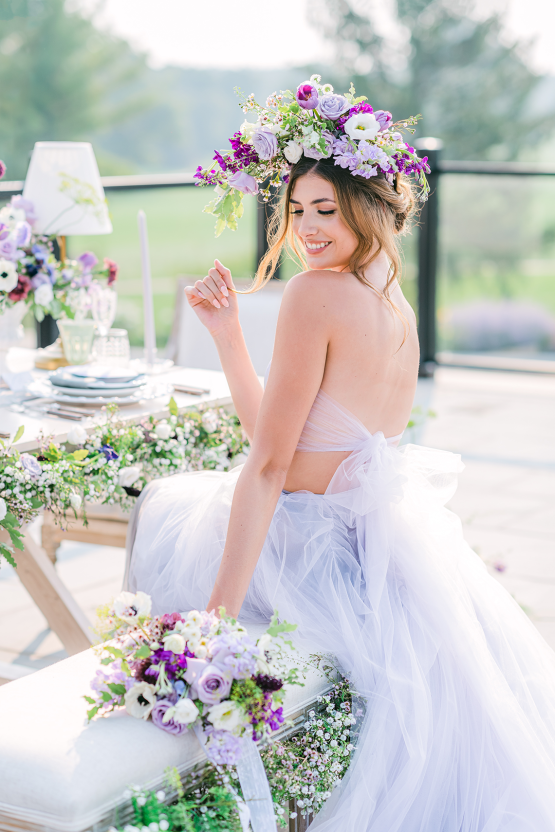 Lavender Lilac Purple Wedding Inspiration with Creative Centerpieces – Alina Elvins Photography 20