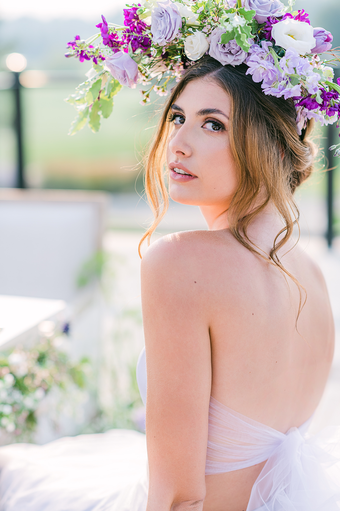 Lavender Lilac Purple Wedding Inspiration with Creative Centerpieces – Alina Elvins Photography 21