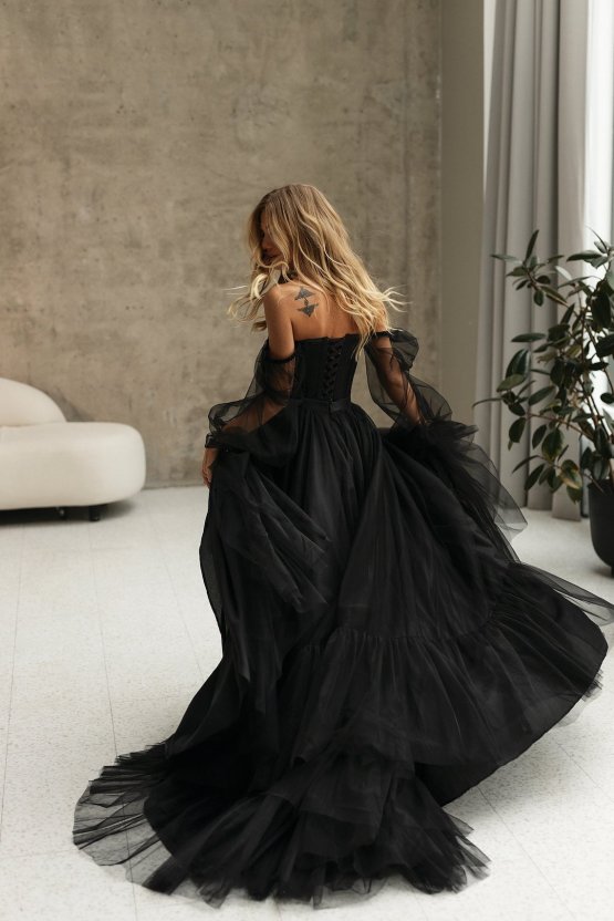 black wedding dresses 2022