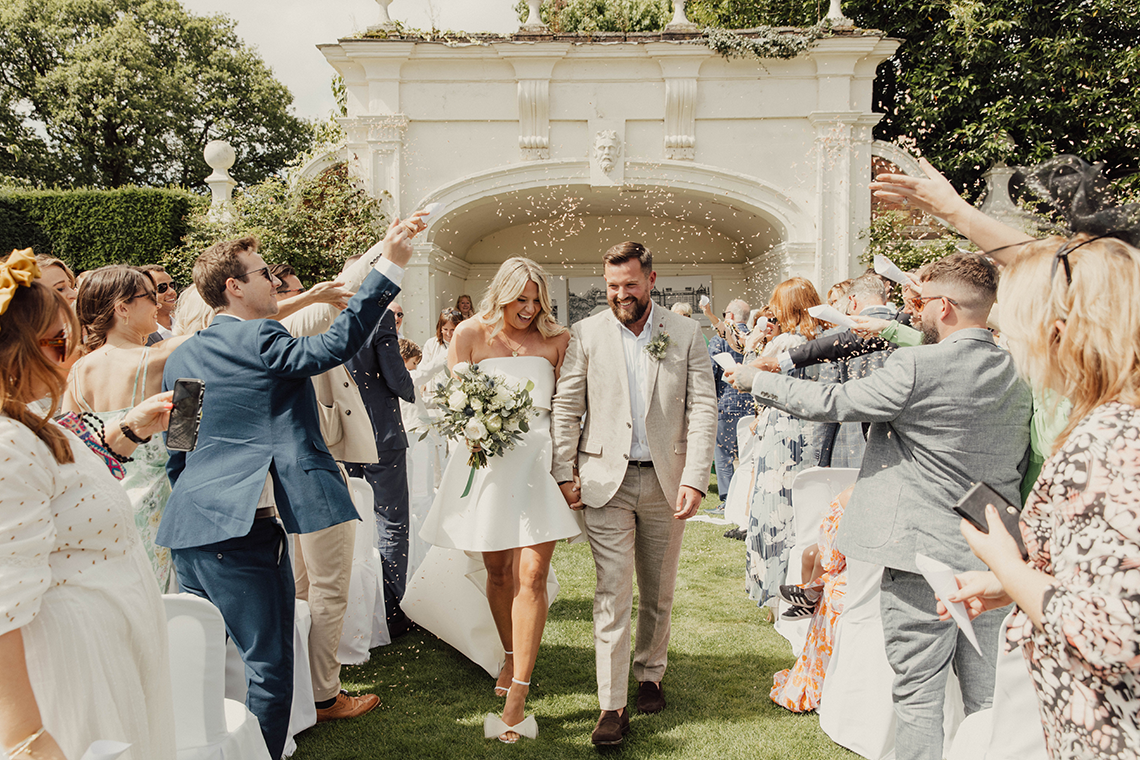 Stylish British Wedding with a Short Wedding Dress – Emma Wilkinson – Bridal Musings 10