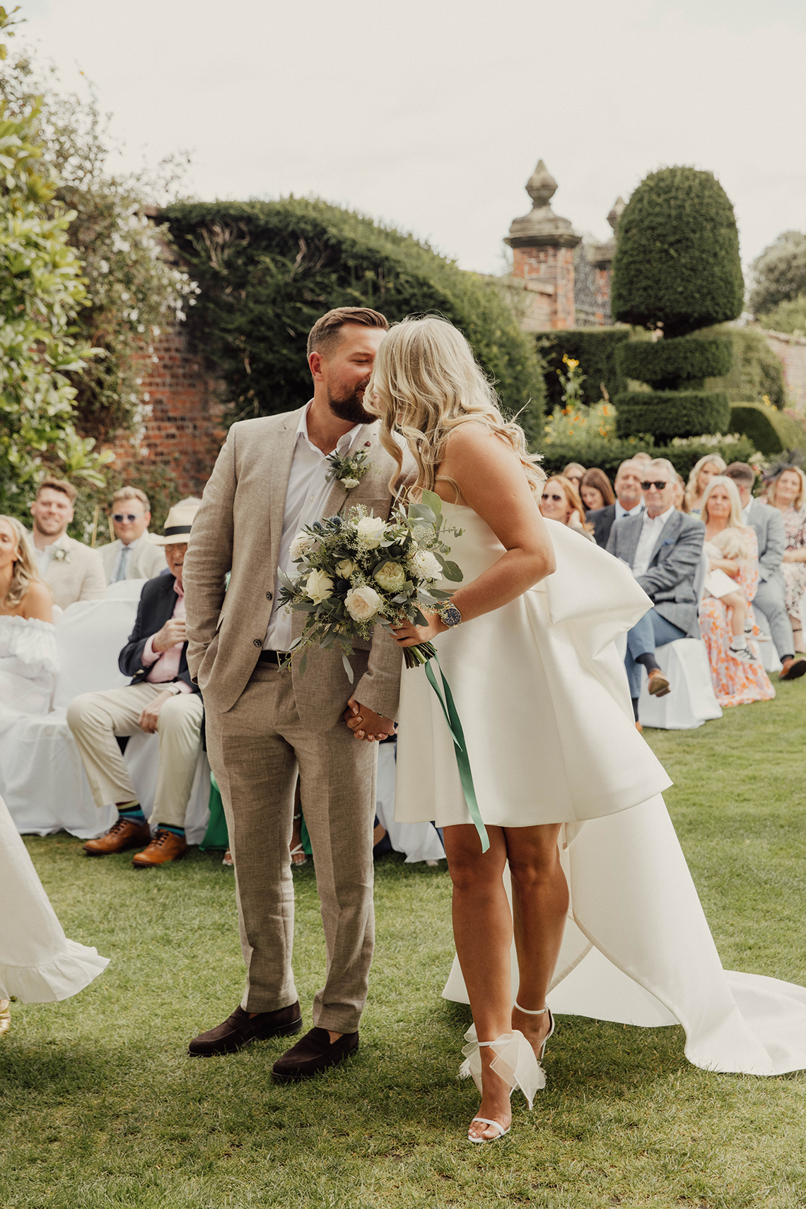 Stylish British Wedding with a Short Wedding Dress – Emma Wilkinson – Bridal Musings 19