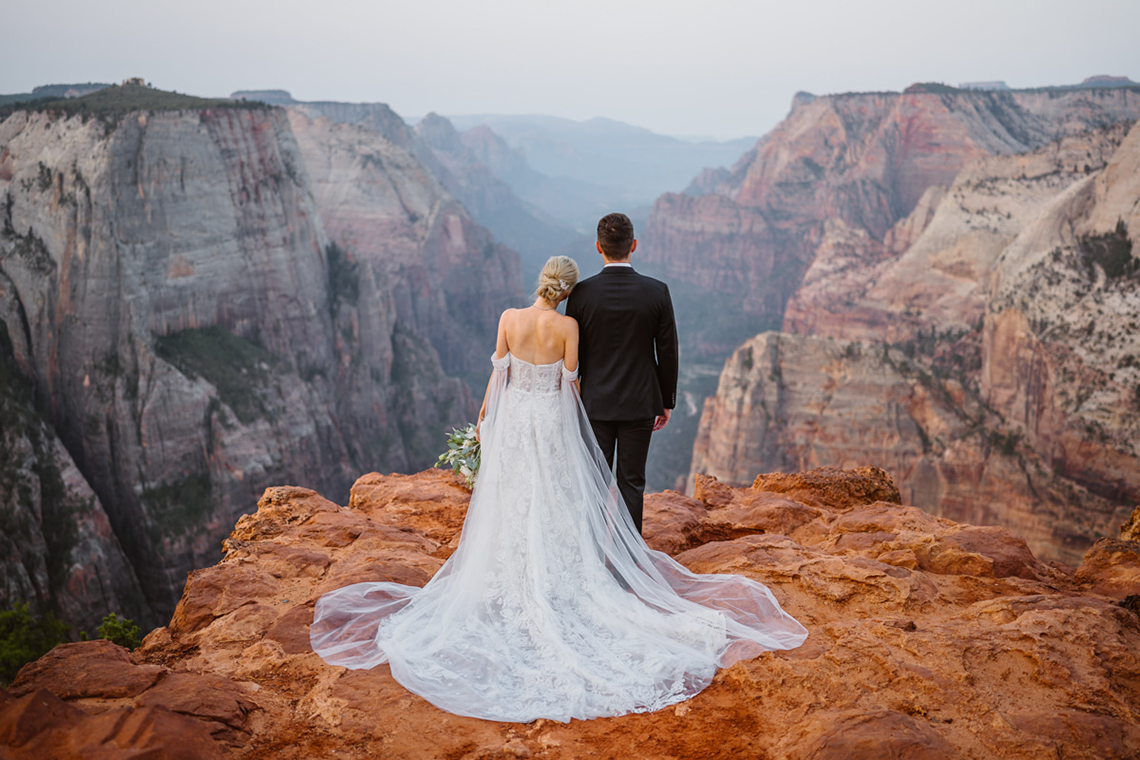 Adventurous Zion National Park Utah Elopement – Vows and Peaks Photography – Bridal Musings 11