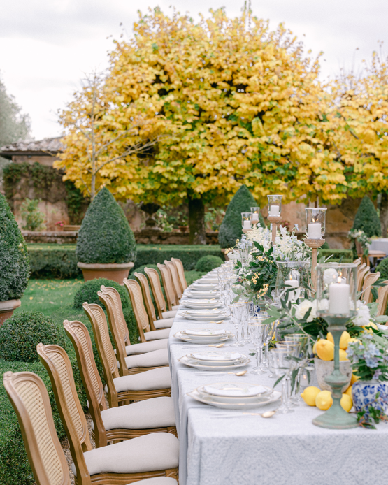 Villa Cetinale Italian Wedding Inspiration Featuring Lemon Decor and Ruffled Wedding Dress – Redamancy Photo and Film – AMV Weddings – Bridal Musings 20