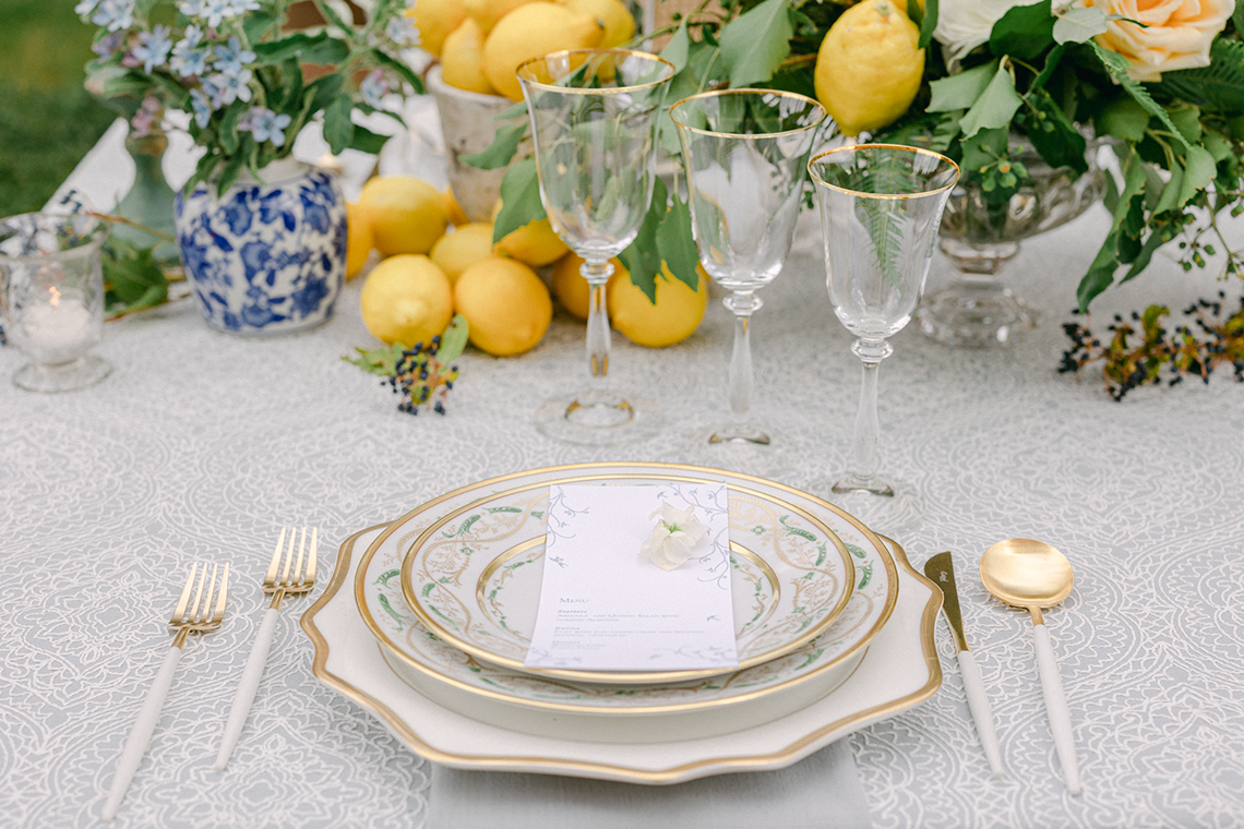 Villa Cetinale Italian Wedding Inspiration Featuring Lemon Decor and Ruffled Wedding Dress – Redamancy Photo and Film – AMV Weddings – Bridal Musings 38