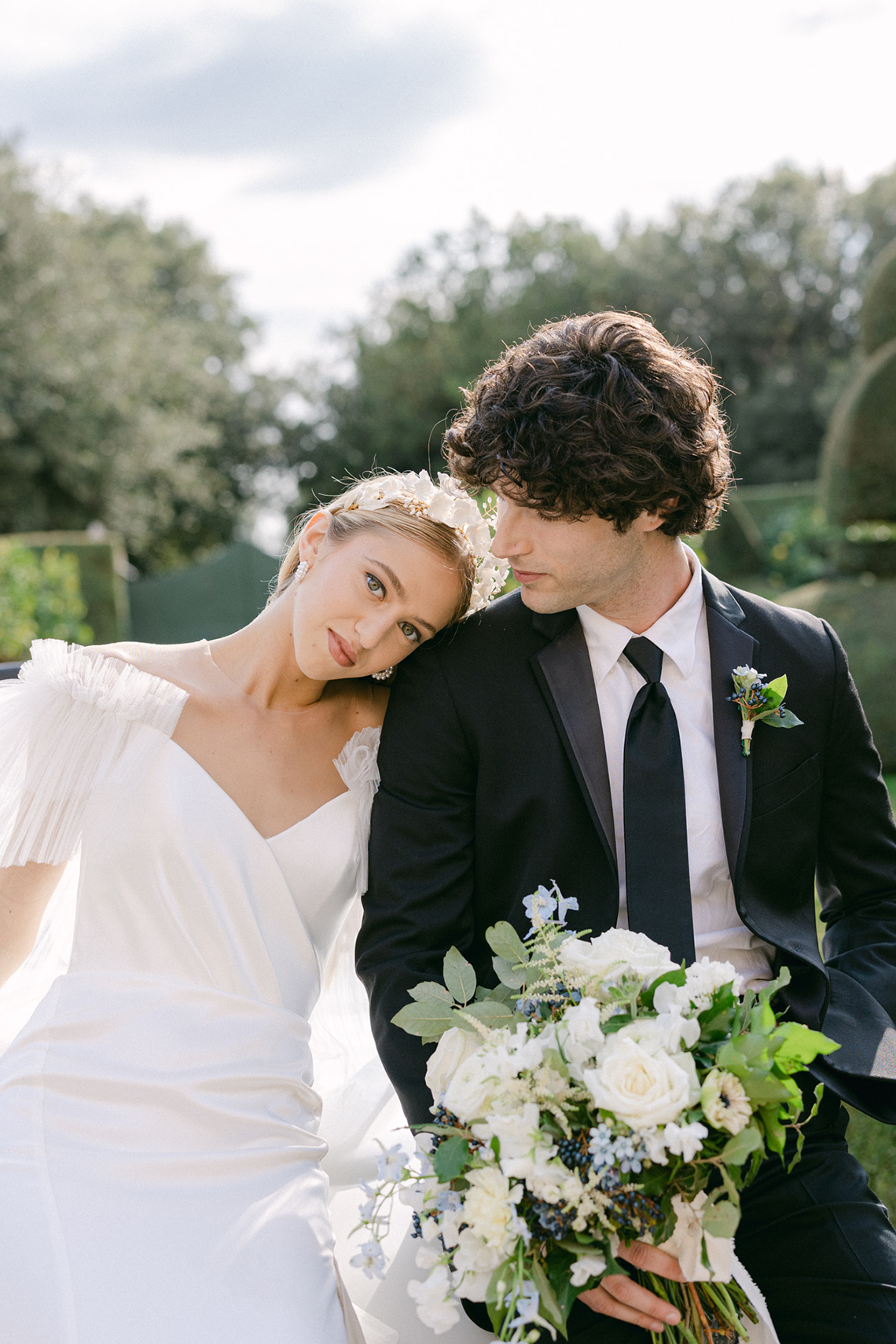 Villa Cetinale Italian Wedding Inspiration Featuring Lemon Decor and Ruffled Wedding Dress – Redamancy Photo and Film – AMV Weddings – Bridal Musings 7