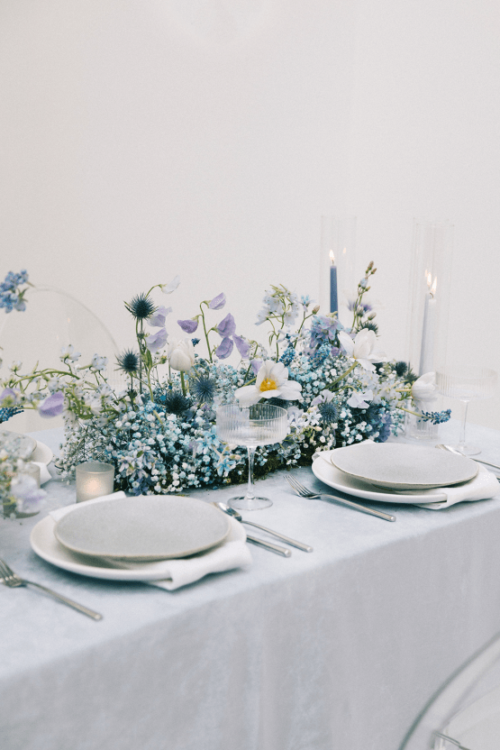 Frosty Blue Modern Seattle Wedding Inspiration – Kelly Kang – Bridal Musings 14