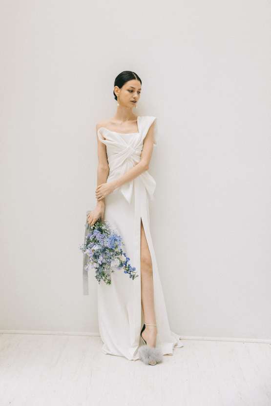Frosty Blue Modern Seattle Wedding Inspiration – Kelly Kang – Bridal Musings 30