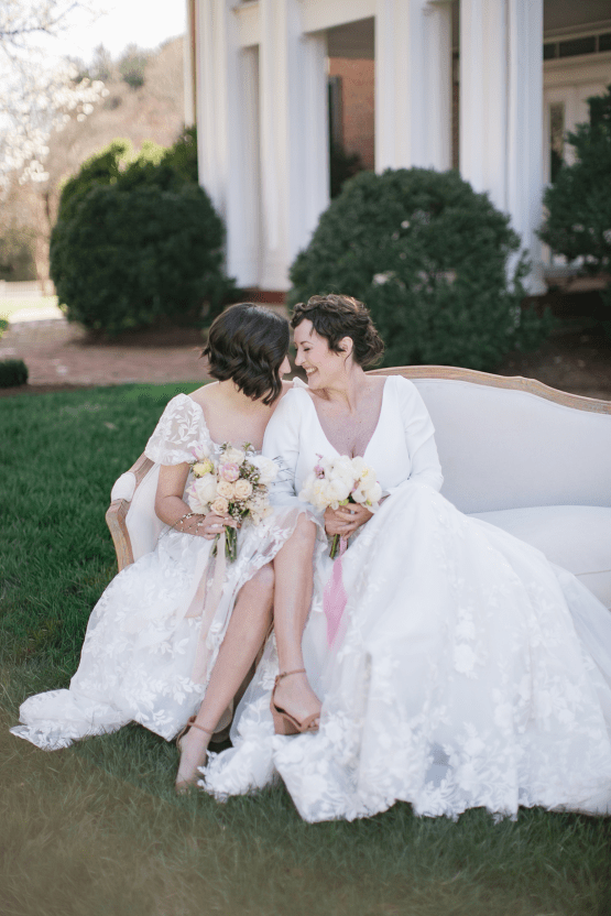 Inspiración femenina para bodas entre personas del mismo sexo Cottagecore - Cedarmont Farm - Jen Creed 15