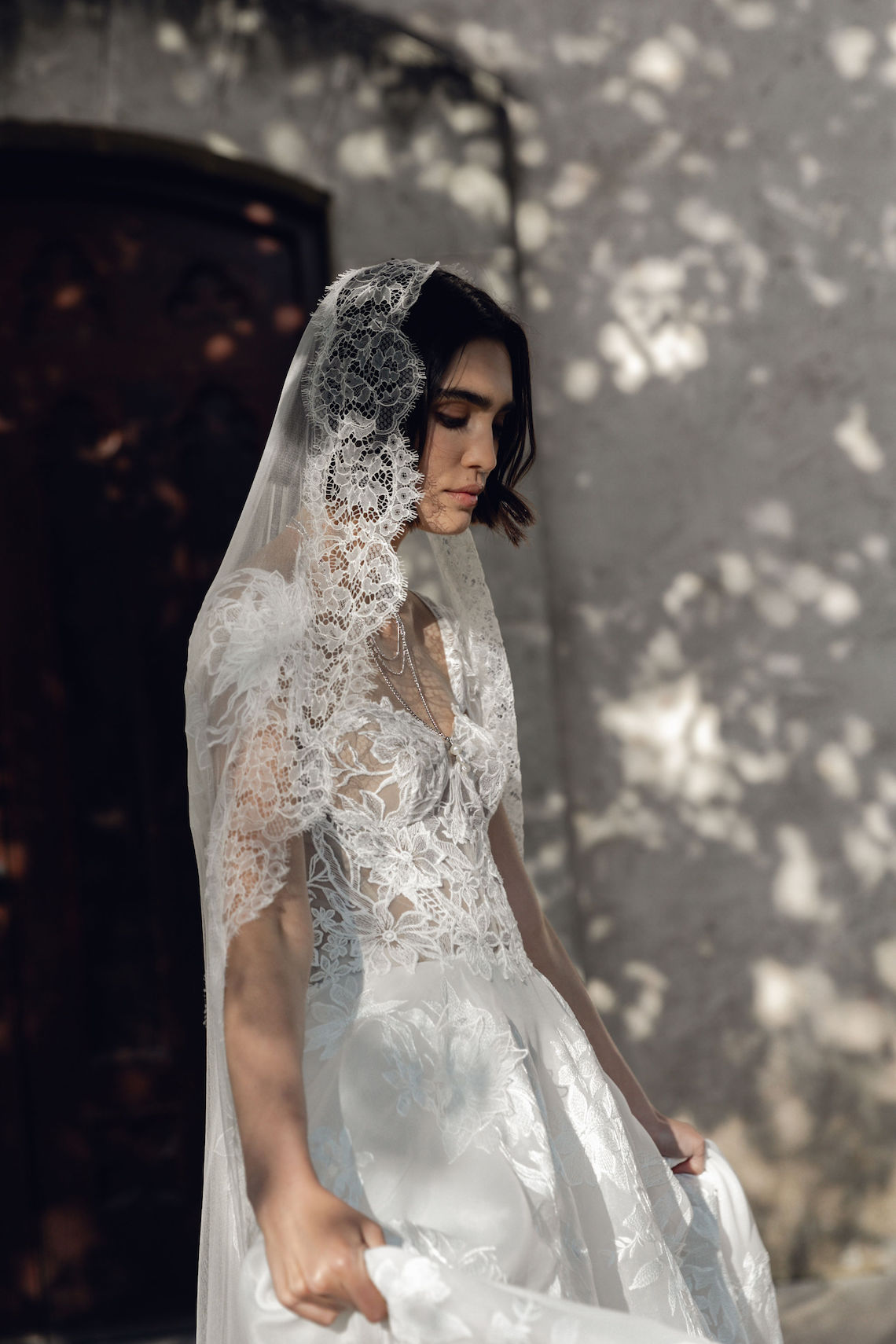 Ayla Dress – SAINT Bridal Couture 2023 Romantic Wedding Dresses – Rue De Seine Bridal New Collection with Lovely Bride – Bridal Musings 3