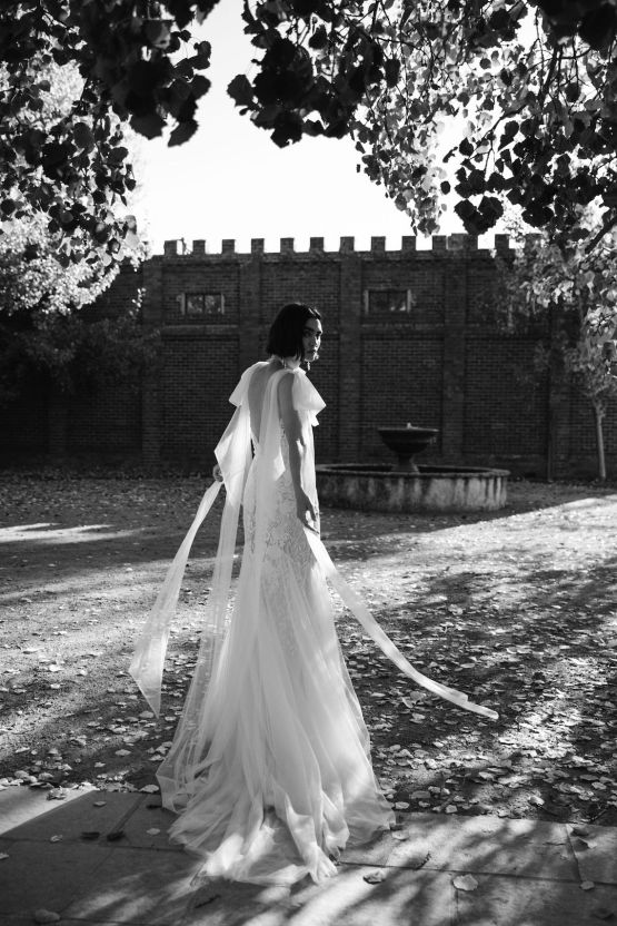 Miles Dress – SAINT Bridal Couture 2023 Romantic Wedding Dresses – Rue De Seine Bridal New Collection with Lovely Bride – Bridal Musings 5