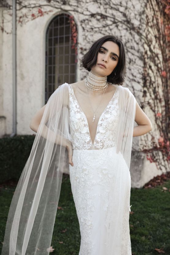 Owen Dress – SAINT Bridal Couture 2023 Romantic Wedding Dresses – Rue De Seine Bridal New Collection with Lovely Bride – Bridal Musings 2