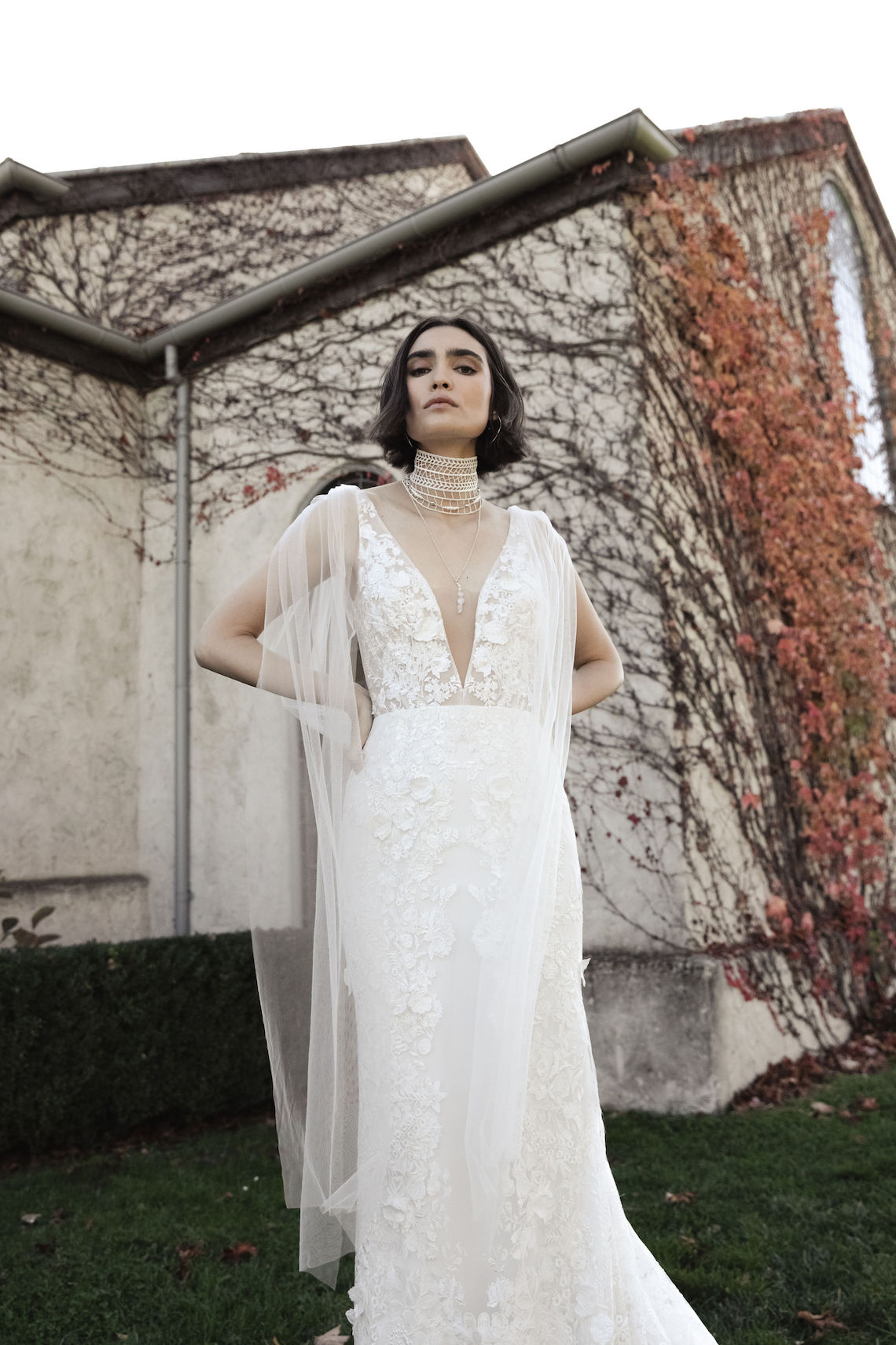 Owen Dress – SAINT Bridal Couture 2023 Romantic Wedding Dresses – Rue De Seine Bridal New Collection with Lovely Bride – Bridal Musings 3