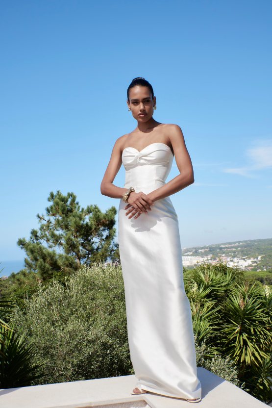 Sexy Modern Silk Wedding Dress Collection for 2023 Brides – The OWN Studio – Bridal Musings – STYLE 053 SILK MIKADO COLUMN DRESS 1