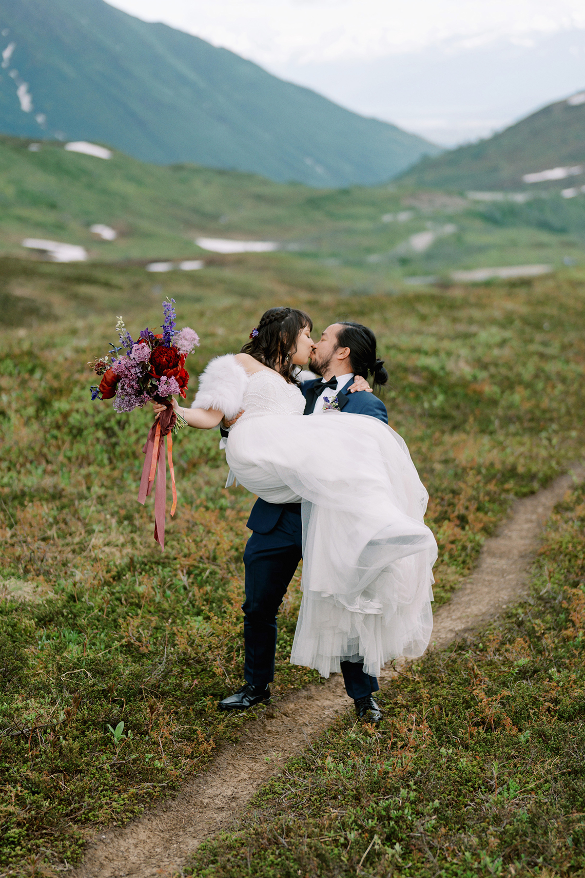 The Most Beautiful Elopement We Have Ever Seen – Hatchers Pass Alaska – Outland Creative – Corinne Graves – Bridal Musings – Elopement Giveaway 34
