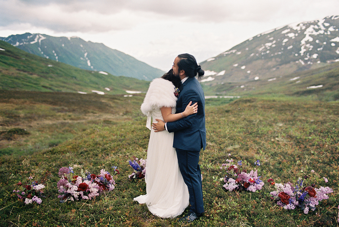 The Most Beautiful Elopement We Have Ever Seen – Hatchers Pass Alaska – Outland Creative – Corinne Graves – Bridal Musings – Elopement Giveaway 7